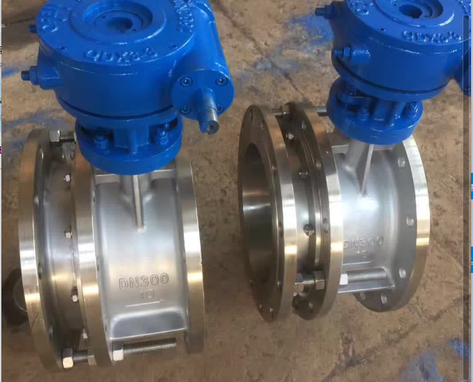 法兰不锈钢蝶阀D71F-16P 手动对夹式蝶阀